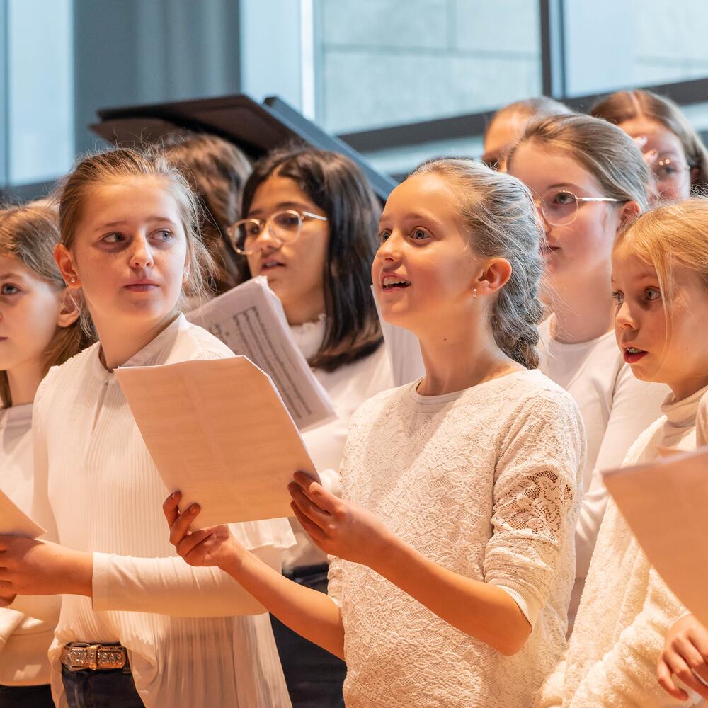 Weihnachtslieder Sing Along Konzert mit 150 Schüler*innen | © Christian Schneider